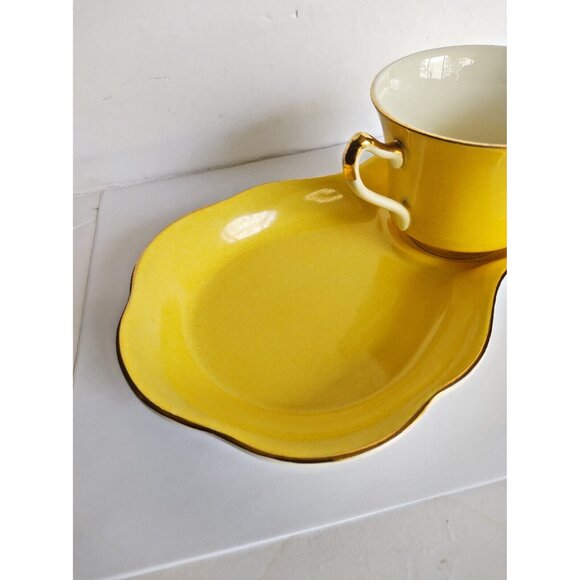 Vintage James Kent Ltd England Snack plate & Tea Cup 1950's - Picture 3 of 12